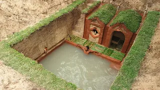 Most Amazing Underground Swimming Pool and Dig To Build Underground House
