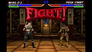 Mortal Kombat 4 version 3.0 Sonya Gameplay