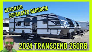 Rear bath w/separated bedroom: 2024 Grand Design Transcend Xplor 260RB Travel Trailer