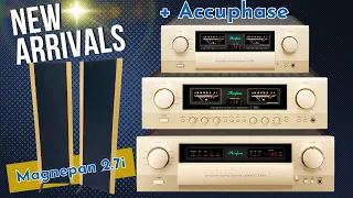 Check out the new Magnepan 2.7i, Accuphase C2700 preamp, E280 and E380 Integrated Amps