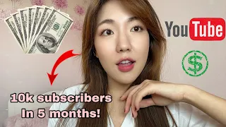 MY FIRST YOUTUBE PAYCHECK + advice for small youtubers