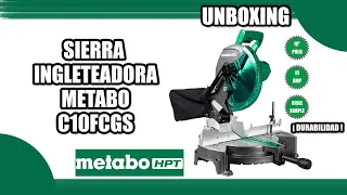 NUEVA Sierra de Inglete Metabo HPT C10FCG - Económica #metabo #sierra