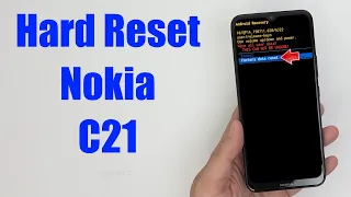 Hard Reset nokia C21 | Factory Reset Remove Pattern/Lock/Password (How to Guide)