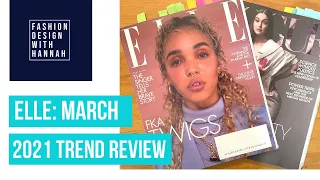 The Only Spring Fashion Trends Worth Looking At | Elle March 2021 | FKA Twigs | Trend Review