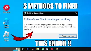 FIX Roblox Game Client Has Stopped Working Latest 2023