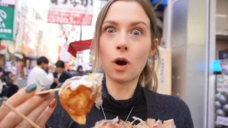 Exploring Dotonbori Osaka and enjoying Japanese food【Japan Life】