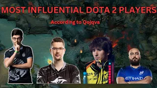 Qojqva names the "MOST INFLUENTIAL" Dota 2 Pro Players