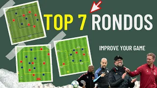 🔰7 Best Soccer RONDOS Drills to IMPROVE Your Game!