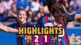 ⚽️💥 BARÇA WOMEN 2-1 LEVANTE - Liga Iberdrola 💥