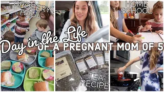SAHM of 5 Day in the Life | GROCERY HAUL, HOMESCHOOLING & HOMEMAKING!
