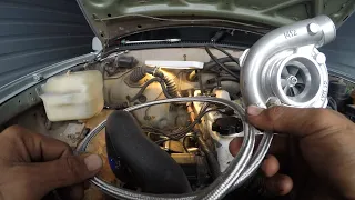 Ebay turbo kit on a 2rz Toyota Tacoma (Pt.1)