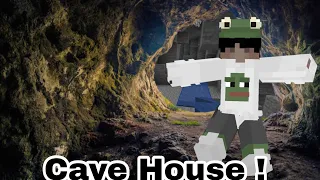 Building an Aesthetic Minecraft Cave House