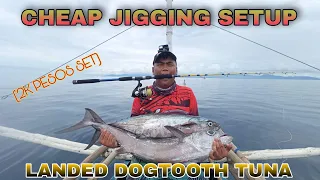 Murang Jigging set SA SHOPEE |Angat Ang 12kg DOGTOOTH TUNA Plus 9.5kg | Jigging philippines