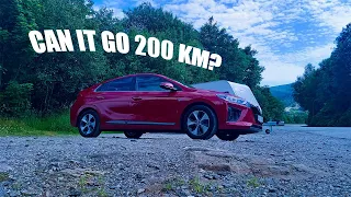 Can it go 200 km? range test @ 80 kph in the HYUNDAI IONIQ electric 28 kWh