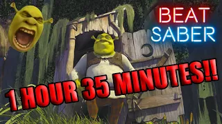 Shrek Plays the ENTIRE Shrek Movie in Beat Saber (not clickbait)