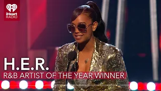 H.E.R. Acceptance Speech - R&B Artist Of The Year | 2021 iHeartRadio Music Awards