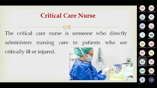 Scope of critical care nursing