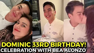 UNSEEN FOOTAGE DOMINIC Roque 33rd BIRTHDAY CELEBRATION with FIANCEE BEA Alonzo! BEADOM SWEET MOMENTS