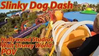 Slinky Dog Dash | POV | Disney's Hollywood Studios | December 2019