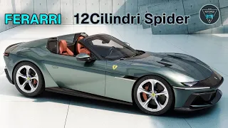 Ferrari 12Cilindri Spider: Open-Air V12 Majesty Unleashed
