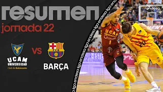 UCAM Murcia - Barça (87-89) RESUMEN | Liga Endesa 2021-22
