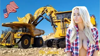 Heavy Excavator Caterpillar Loading Trucks | Heavy Machines 2023