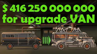 $416,250,000,000 to full upgrade Van and unlock Fire Truck / Earn to Die 2 / Day 82