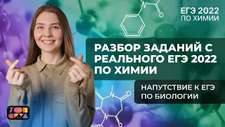 Разбор заданий с реального ЕГЭ 2022 по химии. Напутствие к ЕГЭ по биологии | Топскул