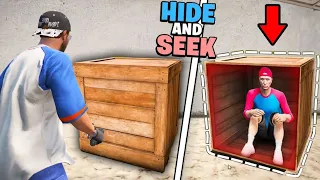 HIDE and SEEK aber jeder BAUT sein eigenes VERSTECK in GTA 5!