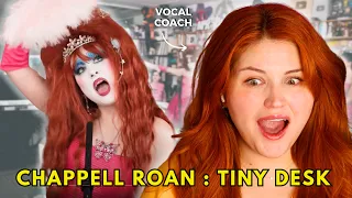 Chappell Roan Tiny Desk | VOCAL COACH REACTS