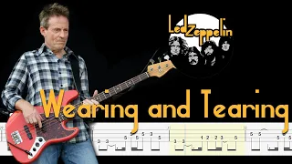 Led Zeppelin - Wearing and Tearing (Bass Tabs + Notation) By   @ChamisBass   #chamisbass #basstabs