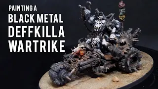 Painting a Black Metal Deffkilla Wartrike