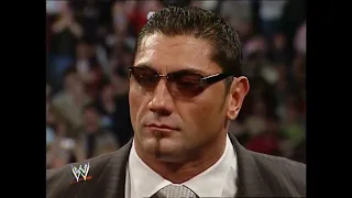 Batista decides which champion he will face off against at WrestleMania 21 part 1 2005