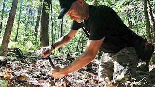 Digging relics & metal detecting a colonial site deserted for 250 years