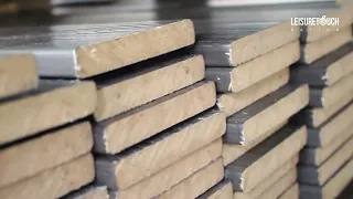 The production process of plastic wood