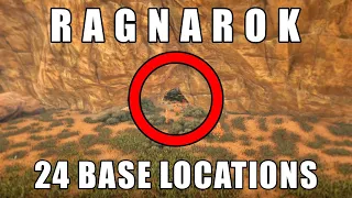 ARK Ragnarok - 24 base locations... Rat holes, caves, alpha spots and more