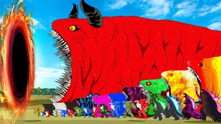 EVOLUTION OF RED BLOOP vs Bloopzilla, Godzilla,Dinosaurs | Monsters Ranked From Weakest To Strong