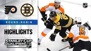 NHL Highlights | Flyers @ Bruins, Round-Robin - Aug. 2, 2020
