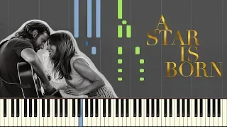 Lady Gaga & Bradley Cooper - Shallow [Piano Tutorial] (Synthesia)