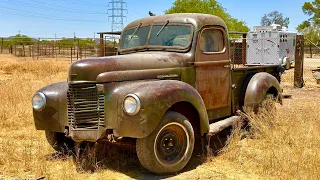 ABANDONED ‘46 international build  finally COMPLETED. New door+steering