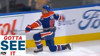 GOTTA SEE IT: Oilers' Connor McDavid Scores To Record Fifth Consecutive Multi-Goal Game