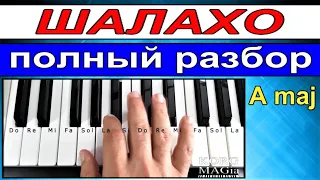 ШАЛАХО~Полный разбор для синтезатора~скачать стиль 6/8 для KORG Pa~Shalaxo Amaj~Piano tutorial