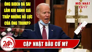 Cập Nhật Tình hình bầu cử Tổng Thống Mỹ Mới Nhất.Cuộc chiến pháp lý Ông Biden đang mắc sai lầm ?