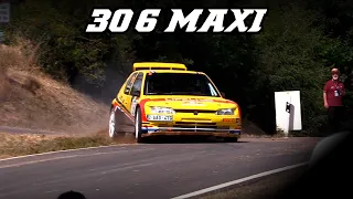 PEUGEOT 306 MAXI with Neuville | High revving, acceleration & action | Eifel Rallye Festival 2022