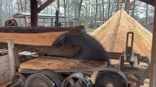 Sawing Sunken logs on the Corley Circle Sawmill!