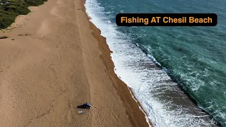 Fishing AT Abbotsbury on the Chesil Beach, 25 Sept 2023 - In search of cod