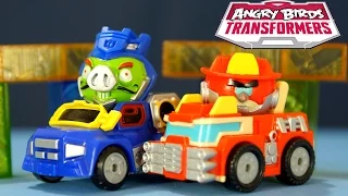 Игрушки Angry Birds Transformers: Soundwave, Heatwave - на русском. Игрушки для Мальчиков. Кока Туб