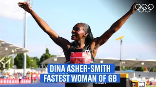 "My Strength comes from within!"  Team GB Sprinter Dina Asher-Smith