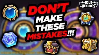 Idle Heroes - DON'T Make These NEWB Mistakes!!!