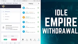Idle-Empire withdrawal proof  l Make money online